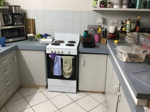 Kitchen before photo